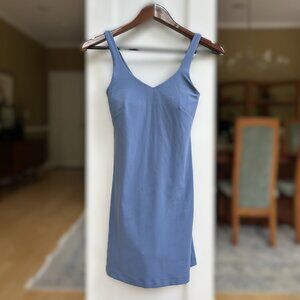 Blue Lululemon Tennis Dress with Shapewear
